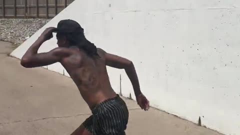Wiz Khalifa Doing the Boat Kid Aura Farming Trend with His Skates