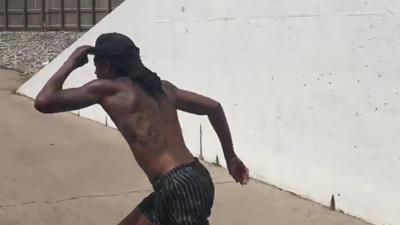 Wiz Khalifa Doing the Boat Kid Aura Farming Trend with His Skates