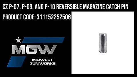 CZ P-07, P-09, and P-10 Reversible Magazine Catch Pin - 311152252506