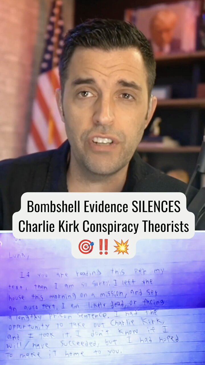 Bombshell Evidence SILENCES Charlie Kirk Conspiracy Theorists 🎯 thumbnail