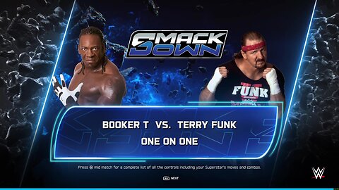 WWE 2k25 Booker T vs Terry Funk