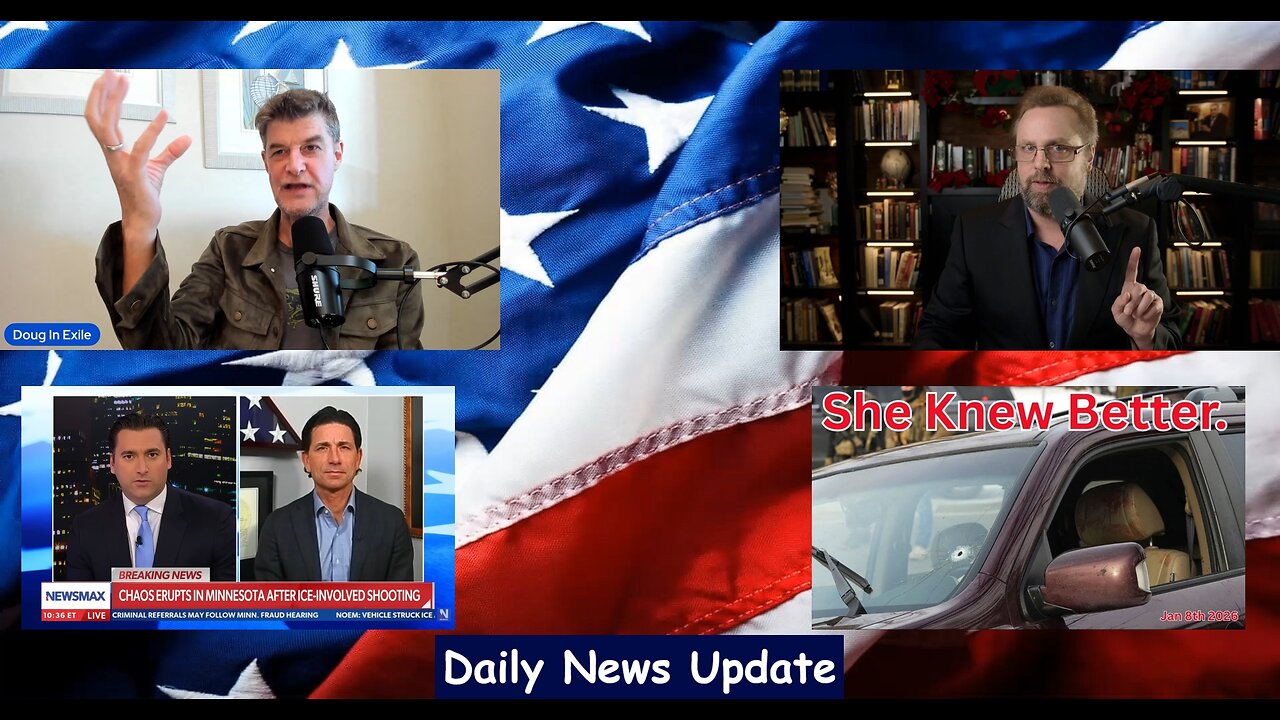 EP1801 | Doug In Exile: Arrests, Dr Steve Turley: Truckers, Newsmax: Games, Wendy Bell: She Knew Better