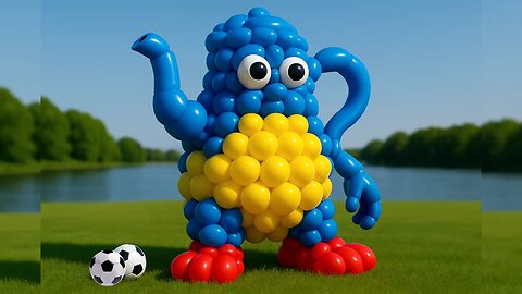 The mascot vibrato assistant dog placed on the football field is popular co-produced and creative