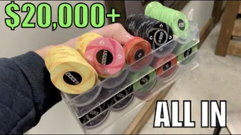 3-way ALL IN For $20,000+ Against ABSOLUTE MANIACS! Verbal Tell Leads To Winning! Poker Vlog Ep 296