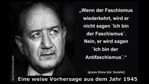 Wenn sich der Faschismus als Antifaschismus ausgibt