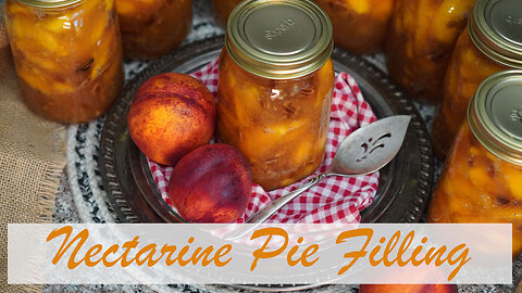 Nectarine Pie Filling Canning Recipe