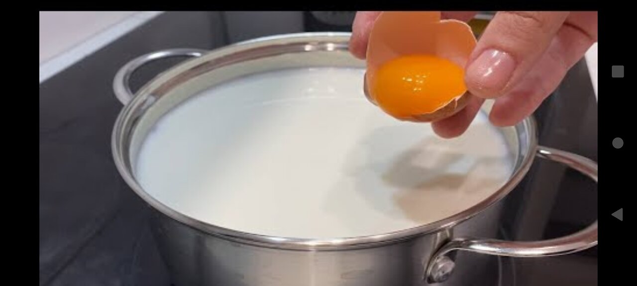 ADD EGG YOKE TO BOILING MILK AND NEVER BUY CHEESE AGAIN
