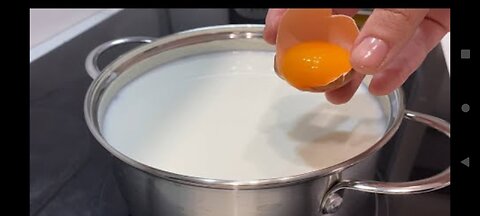 ADD EGG YOKE TO BOILING MILK AND NEVER BUY CHEESE AGAIN