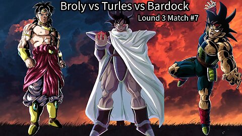 Lound 3 Match #7: Broly vs Turles vs Bardock (Dragon Ball Raging Blast 2 Ultimate Tournament)