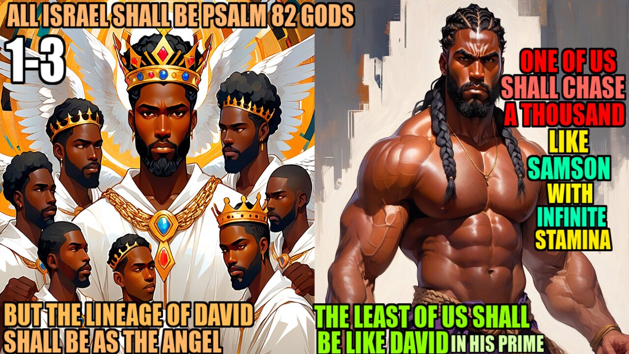 House Of David Shall Be As The Angel Of The LORD, 1 Man Of Israel Shall Chase A 1000 Like Samson 1-3
