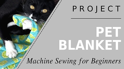 Sewing Service Project: Pet Blanket - Step by Step Project for Animal Shelter
