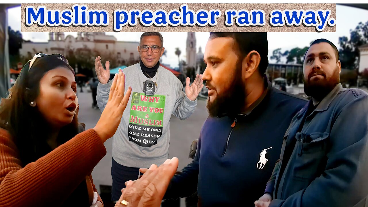 A Muslim preacher ran away.
