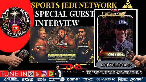 EXCLUSIVE: TNA WRESTLING President Carlos Silva on Slammiversary at UBS Arena