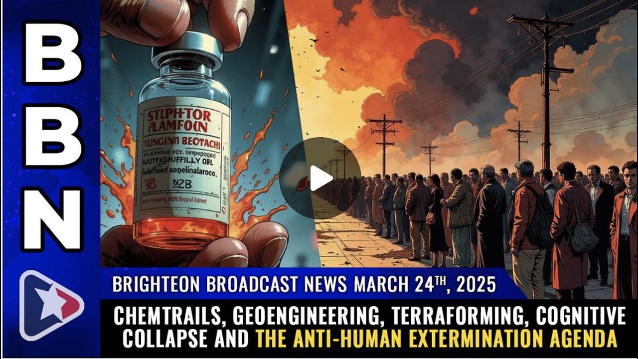 Chemtrails, geoengineering, TERRAFORMING, cognitive collapse and the EXTERMINATION agenda