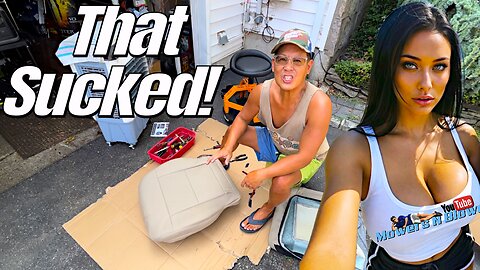 Mercedes E350 Seat Cover & Cigarette Lighter Socket replacement! It Sucked!