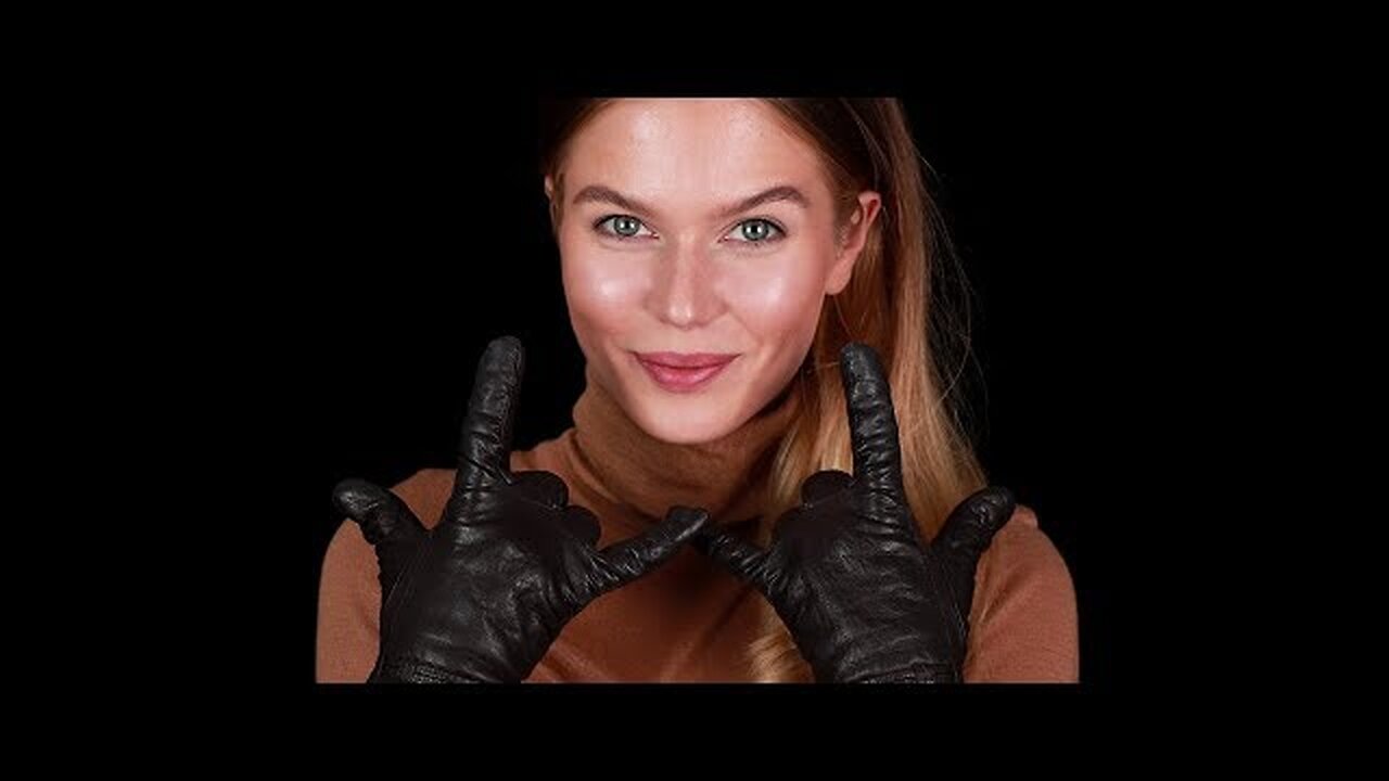 ASMR LEATHER GLOVE HAND SOUNDS
