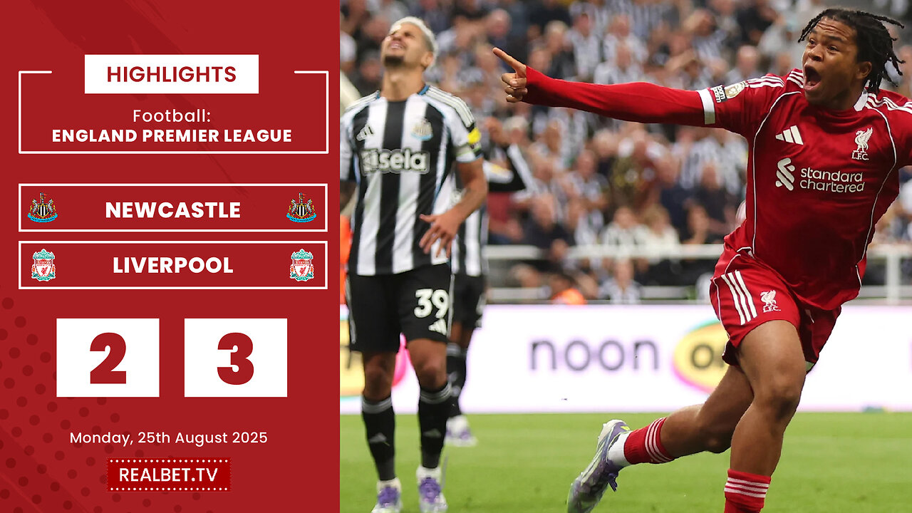 Video Highlight - Rio Ngumoha’s 100th-minute stunner wins it for Liverpool against Newcastle! 🔥⚽