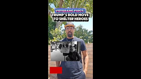 Veterans First: Trump’s Bold Move to Shelter Heroes❗❗❗