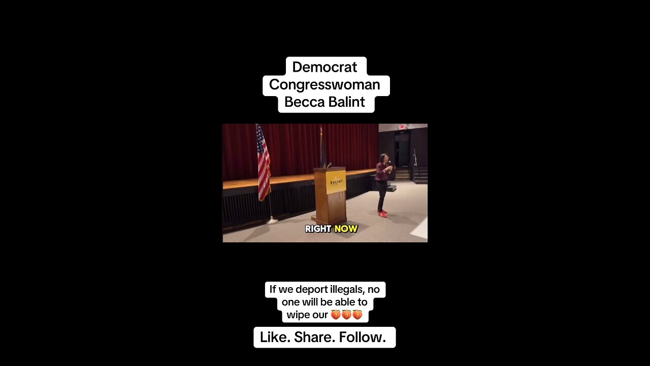 Becca Balint thinks that illegals are only good for wiping peoples a$$es…