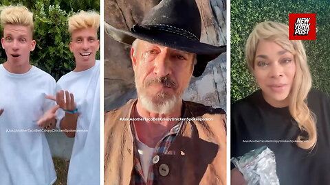 Taco Bell taps celebrities, singers and social stars to get the word out on their new crispy chicken tacos