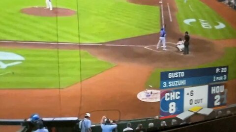 cubs vs houston real game 5th 8 cubs 2 huoston