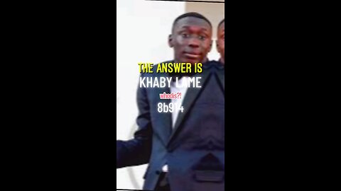 His name is.. Khaby Lame!
