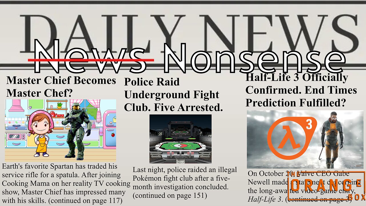 Episode 107 - News Nonsense