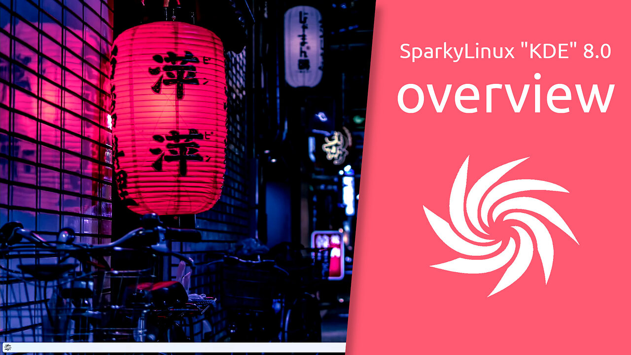 SparkyLinux "KDE" 8.0 | powered by debian