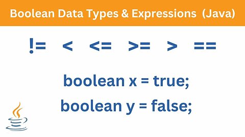 Boolean Data Types & Expressions | Java