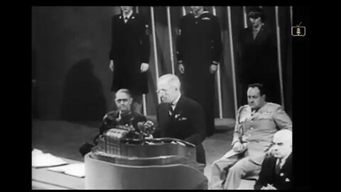 Harry Truman 1946 Nuremberg Trials, UN & Universal Declaration of Human Rights. w. Ralph Richardson