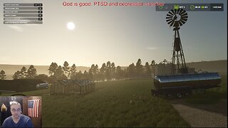 Farming Simulator, chill relaxing stream. AI music.