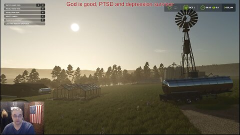 Farming Simulator, chill relaxing stream. AI music.