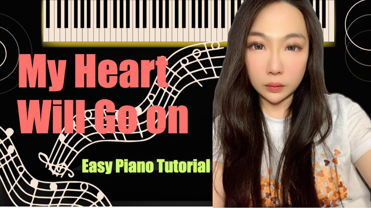 My Heart Will Go on PIANO Easy Slow Tutorial