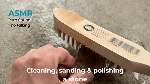 1 Hour of Stone Sanding & Polishing | ASMR | No Talking