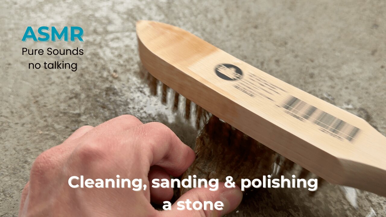 1 Hour of Stone Sanding & Polishing | ASMR | No Talking