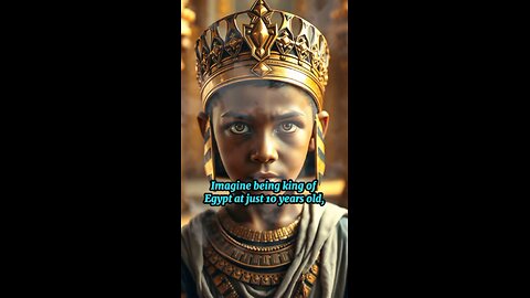 The 10-Year-Old King Who Ruled Egypt. #history #real #fact #mesir# war