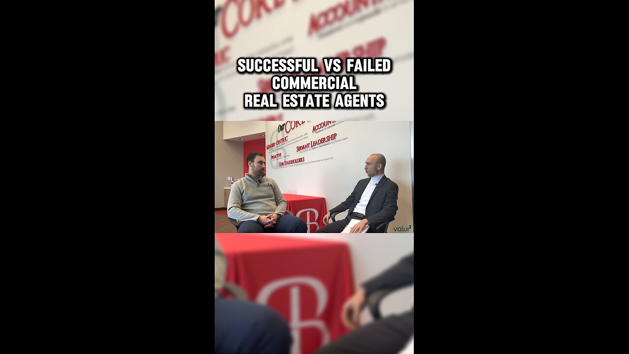 “What do you think separates a successful commercial real estate agent vs someone that fails?”