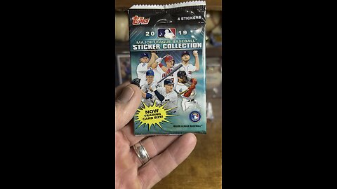 2019 #Topps #baseballcards #packopening ⚾️ Stickers