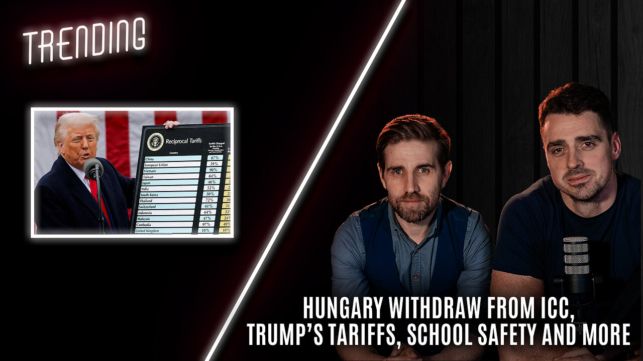 Trending: Ep65: Hungary Withdraw from ICC, Trump’s Tariffs, School Safety and More.