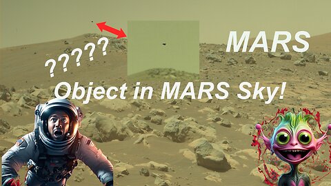 UAP? UFO? Object captured flying on Mars! 🌕