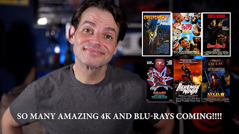 NEWS: So May 4K and Blu-rays Coming! Creeps, Ninjas, and Vigilante's ... Oh My. Plus So Much More!