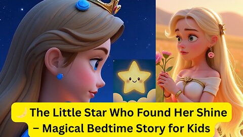 🌙 The Little Star Who Found Her Shine – Magical Bedtime Story for Kids