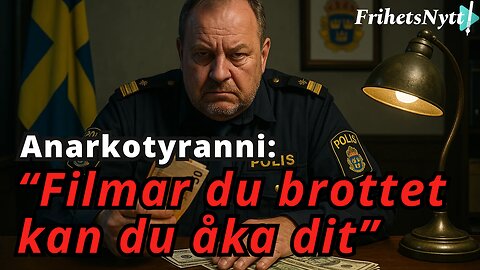 Får man inte filma brott längre? Svensk anarkotyranni i praktiken!