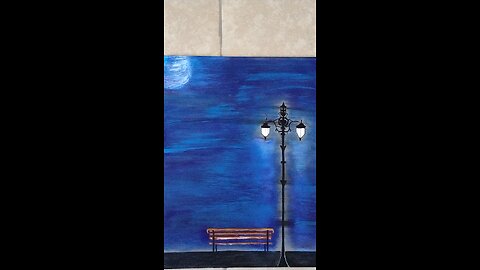 Blue Moonlight (Painting)