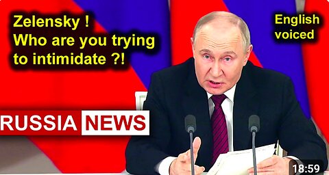 Zelensky, who are you trying to intimidate!
