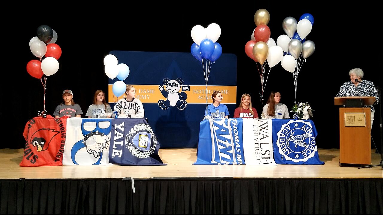 4.7.25 - Notre Dame Academy College Signing Day 2025