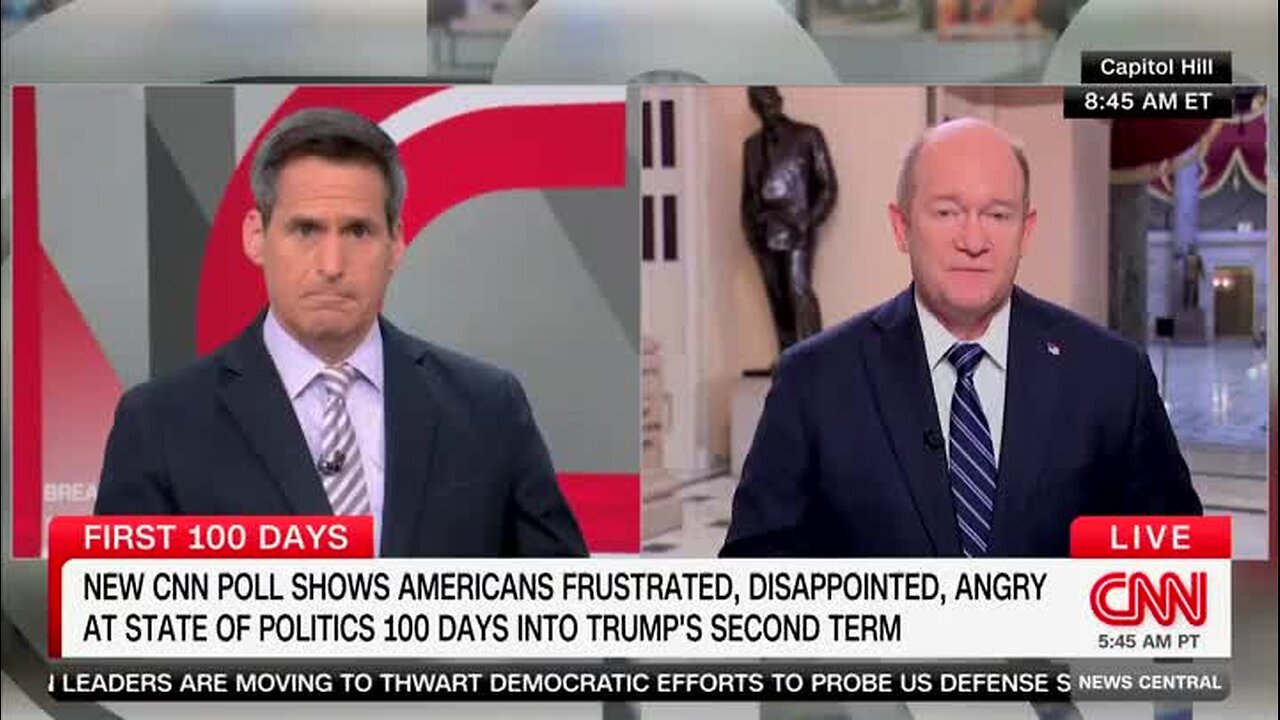 Sen. Chris Coons Still Claims He Never Saw Biden Perform So Poorly as He Did in the Debate: ‘I Was Shocked’