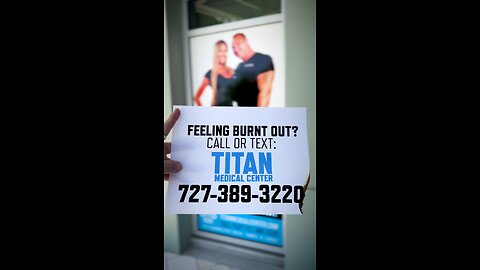 Feeling BURNT OUT? Let Titan Medical HELP YOU