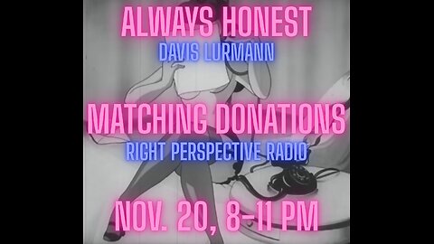 Right Perspective Radio with Lürmann [TH] #453 20-Nov-2025 [‘Dono-Match’]