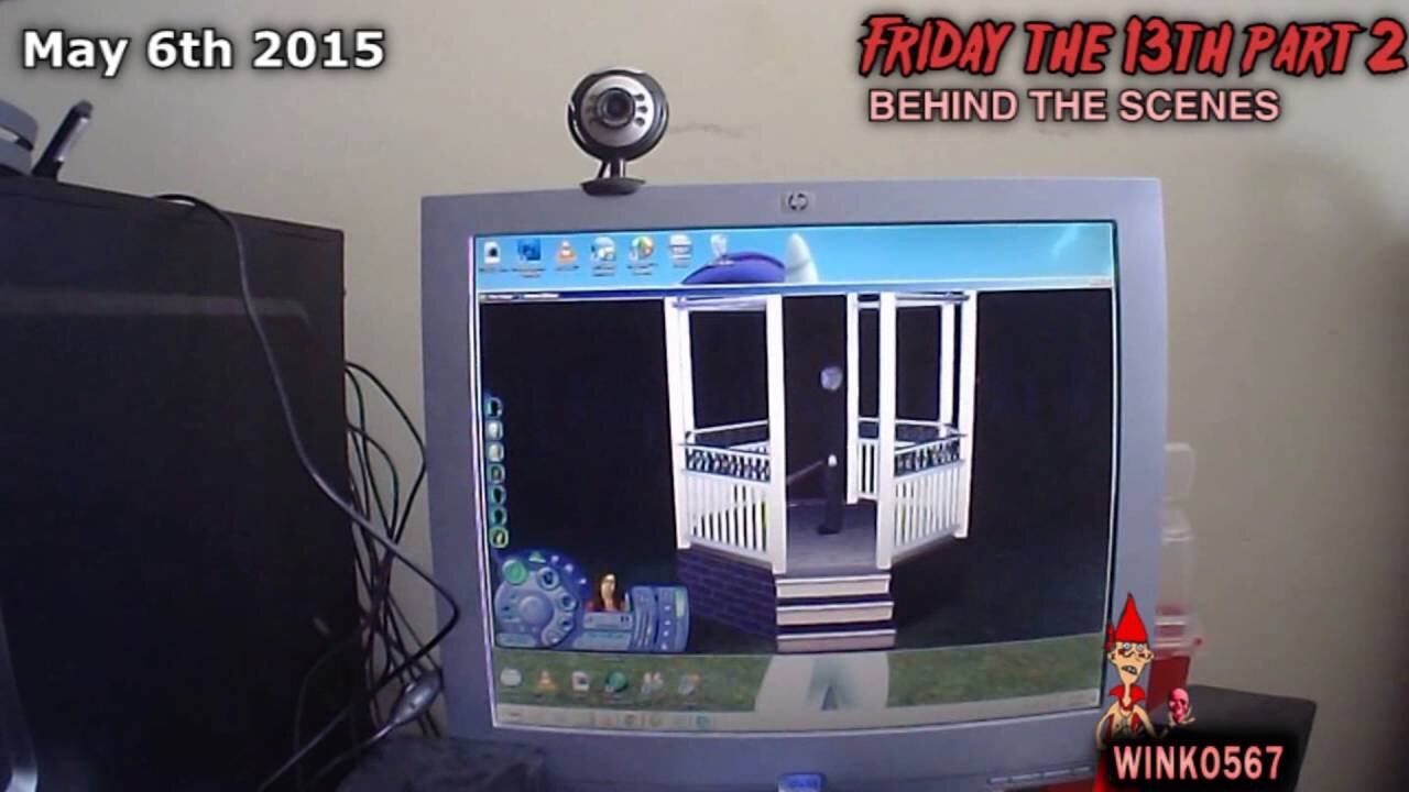 2015 05 06 - Gazebo - Friday the 13th Part 2 Behind the Scenes - Sims 2 Horror Movie - Joe Winko